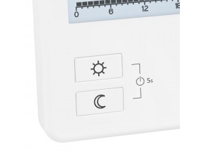 Termostat programabil Auraton TUCANA, conectare cu fir, alimentare 2 baterii R6