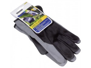 Manusi de lucru, palma din piele sintetica, negru