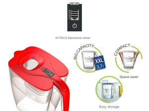 Pachet cana filtranta Laica BIG Milano si 4 cartuse