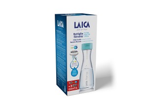 Carafa filtranta de apa Laica Flow n Go, 1 litru