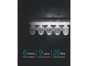 Masina de facut cuburi de gheata cu dozator de apa Taurus MG 17 Elegance